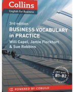 Engels 2- complete vocabulaire - eventmanagement