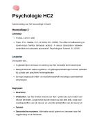 Psychologie Hoorcollege 2; Hoofdstuk 4
