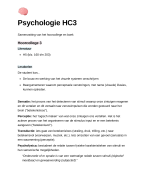Psychologie Hoorcollege 3; Hoofdstuk 5