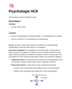 Psychologie Hoorcollege 8; Hoofdstuk 11
