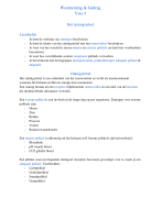 Biologie Waarneming & gedrag, Vwo 5