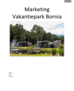 Verslag vakantiepark Bornia - Marketing