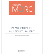 Paper Ethiek en Multiculturaliteit