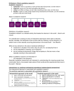 Summary of BRM ll module A, B and C