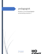 Volledige samenvatting pedagogiek HoGent : met schema's en doelstellingen 