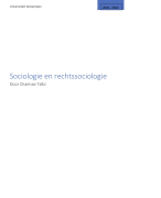Sociologie en Rechtssociologie