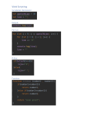 Samenvatting Web Scripting