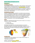 Samenvatting systeem aarde H1 - De Geo vwo 5