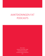 Financial Accounting Theory - aantekeningen podcasts