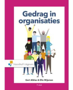 Samenvatting Gedrag in Organisaties