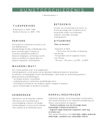 Kunstgeschiedenis  Renaissance 