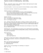 Samenvatting Algemene economie en bedrijfsomgeving