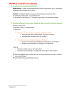 BIOGENIE 6.1: Hoofdstuk / Thema 5: Evolutie van soorten