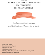 NCOI moduleopdracht overheid en omgeving - HR-Management - Evaluatierapport over beleid met burgerparticipatie - Geslaagd 2022 (8)