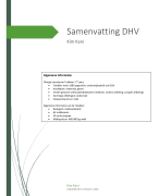 Samenvatting DHV GD jaar 2 - ook bruikbaar voor de stationstoets