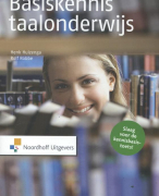 nederlands kennisbasis Pabo samenvatting (halve boek)