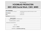 Scriptie Social Work 2021/2022 Leeruitkomst 2: Bijdragen aan een vraagstuk in het sociaal domein Leerjaar 4