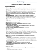 Epidemiologie samenvattingen