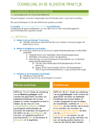 Samenvatting - Counseling in de klinische praktijk (2021-2022)