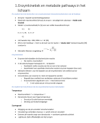 Samenvatting BLT10 - Biochemie 