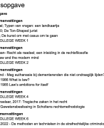 Samenvattingen voorgeschreven literatuur perspectieven op recht week 1 tm 6