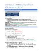 Samenvatting administratiefrecht (met onderscheiding geslaagd)
