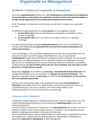 Zeer uitgebreide samenvatting van een-praktijkgerichte-benadering-van-organisatie-en-management