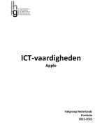 PORTFOLIO, WERKEN MET WORD