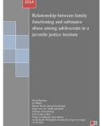 relatie middelen misbruik en familie