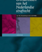 Samenvatting Grondtrekken van het Nederlandse strafrecht