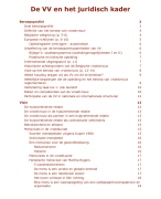 De VV en het juridisch kader - volledige samenvatting