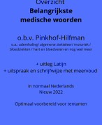 Lijst alle medische termen en woorden met Latijns en uitleg schrijfwijze - Nieuw 2022