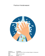 Practicum Handenwassen, wetenschappelijk verslag