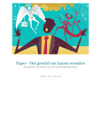 Paper ethiek en multiculturaliteit