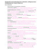 VIG/MZ begrippenlijst anatomie en pathologie periode 6
