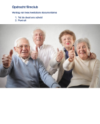 Ontwikkeling tot professional - opdracht filmclub, social work
