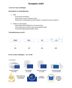 Samenvatting alle kennisclips Europees Recht (Jaar 1 RU - Rechtsgeleerdheid)