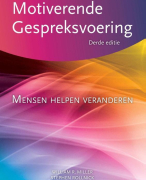 Samenvatting Motiverende gespreksvoering - mensen helpen veranderen