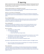 samenvatting E-Learning Lager onderwijs 1.1