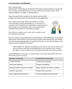 Verpleegkunde samenvatting leerdoelen communicatieve vaardigheden OWE 1 (cijfer = 8,3)