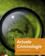 Hoorcollege aantekeningen Inleiding criminologie