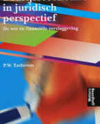 Samenvatting bedrijfseconomie in juridisch perspectief, de wet en financiele verslaggeving