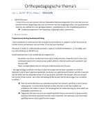 samenvatting orthopedagogische thema's