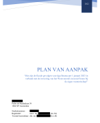 Plan van Aanpak voor afstudeeronderzoek FTA (HvA)