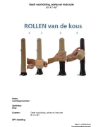 Geeft voorlichting, advies en instructie / Werkproces B1-K1-W7 / Verantwoordingsverslag