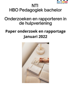 NTI paper Onderzoek en Rapportage - 'Stress bij studenten' - HBO Pedagogiek - Geslaagd 2022 cijfer 8