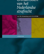 Uitgebreide samenvatting 'grondtrekken van het Nederlandse strafrecht' H1 t/m H8