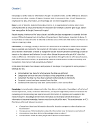 Samenvatting, Knowledge Management