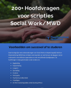 200+ Hoofdvragen voor hbo-scripties Social Work & Maatschappelijk Werk en Dienstverlening (MWD)