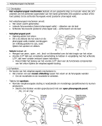 Samenvatting: Orofacial Myofunctional Disorders - Velopharyngeal Disorders / fase 3 Logopedie 